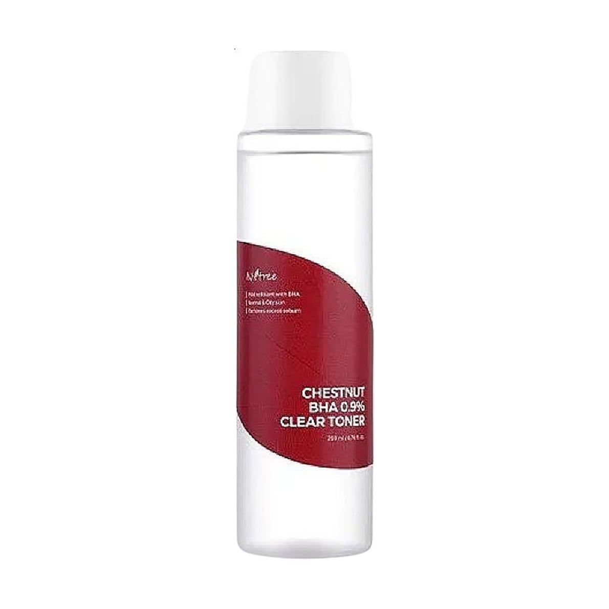 Очищувальний тонер для обличчя IsNtree Chestnut BHA 0,9% Clear Toner з BHA кислотою та екстрактом каштану, 200 мл
